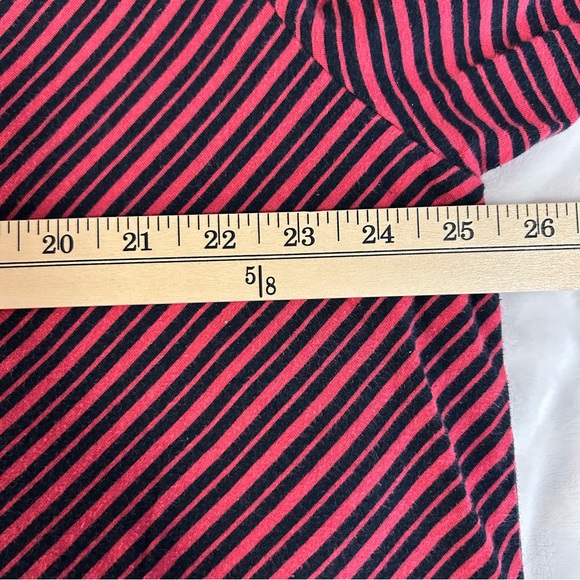 J.Jill Berry & Black Striped Long-Sleeve Tunic Plus 3X Soft and Comfy Casual - Picture 8 of 13